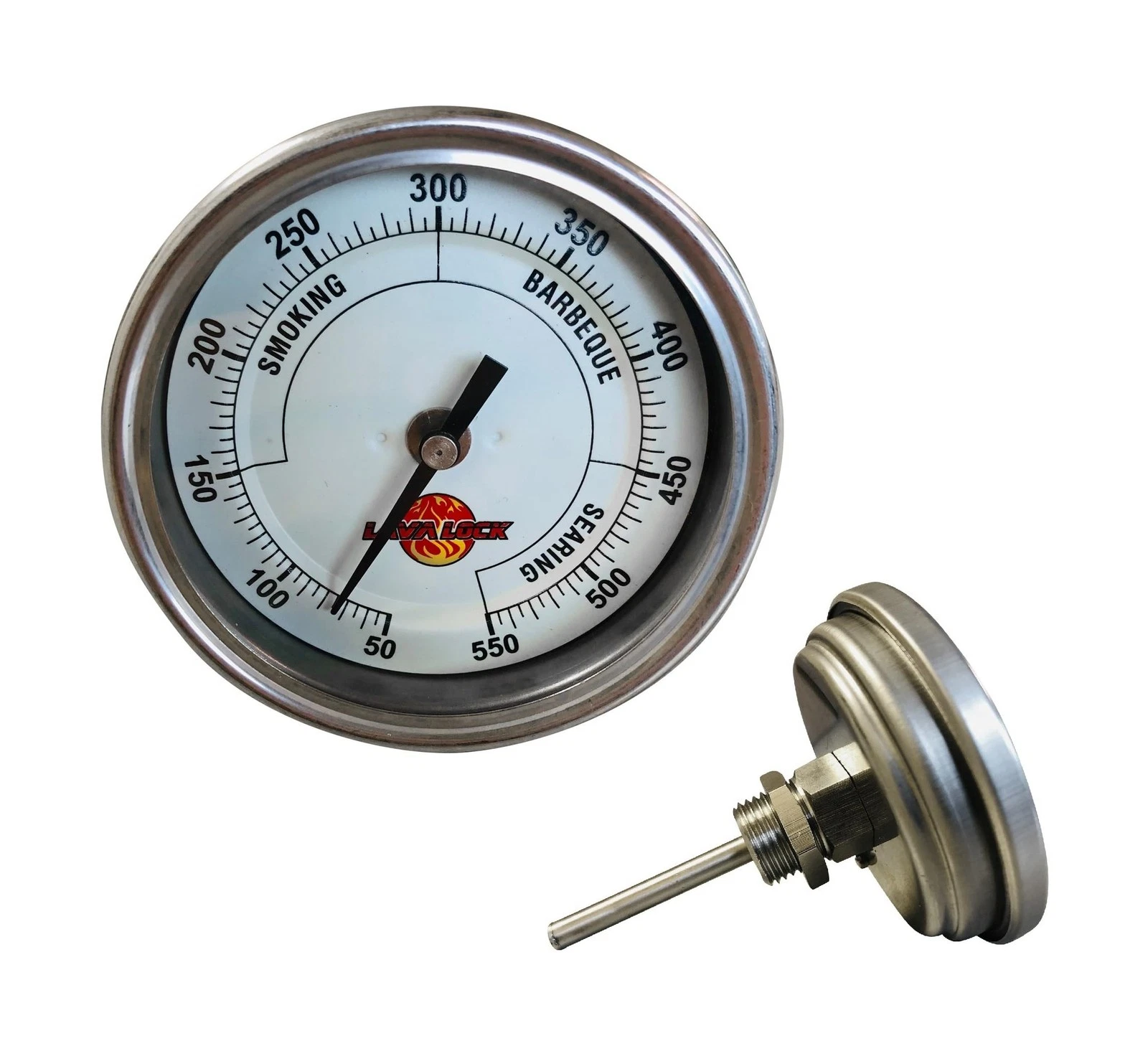 LavaLock Smoker Pit Grill BBQ Thermometer - Thumbnail 3