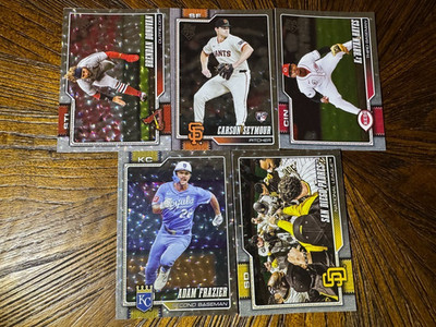 2026 Topps Series 1 - RAINBOW FOIL, Shimmer, Diamante, Spring Training, Crackle