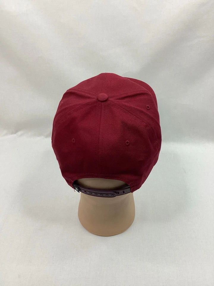 STUSSY TRIBE INTERNATIONAL SnapBack Hat Cap Maroon Adjustable OSFM - Image 4 of 4