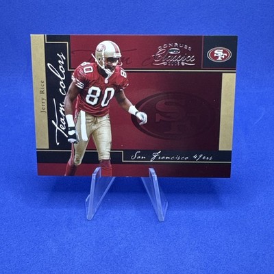 2005 Donruss Classics Jerry Rice /500 Team Colors Silver #TC-8 - 49ers