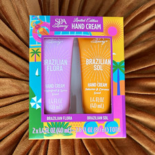 NEW SPA Luxury Limited Edition Hand Cream Set Brazilian Flora Sol 2.8 oz
