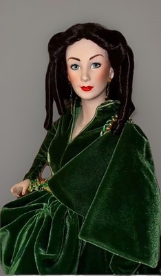 Franklin Mint Porcelain Golden Anniversary Doll “Scarlett O'Hara