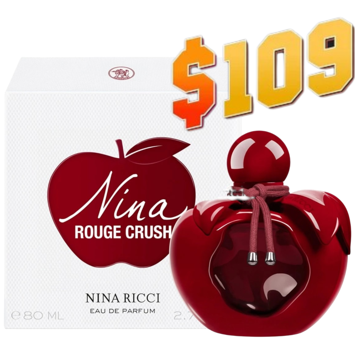 NINA RICCI NEW 2025 Nina Rouge Crush EDP 80 ML/2.7 OZ SHIP FROM