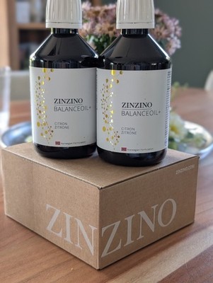 Zinzino Balance Oil+ Zitrone 300 ml * Doppelpack * MHD 11/28