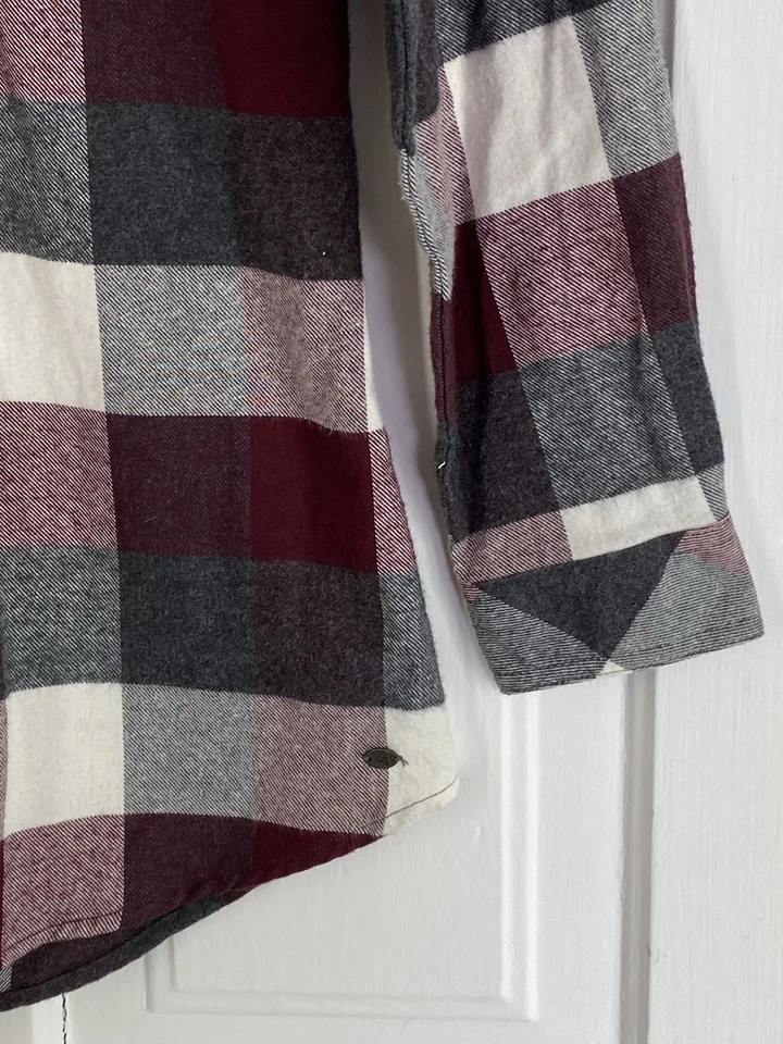 Legendary Whitetails (Womens Large) Firelight Popover Flannel Tunic Plaid Shirt - Image 3 of 4