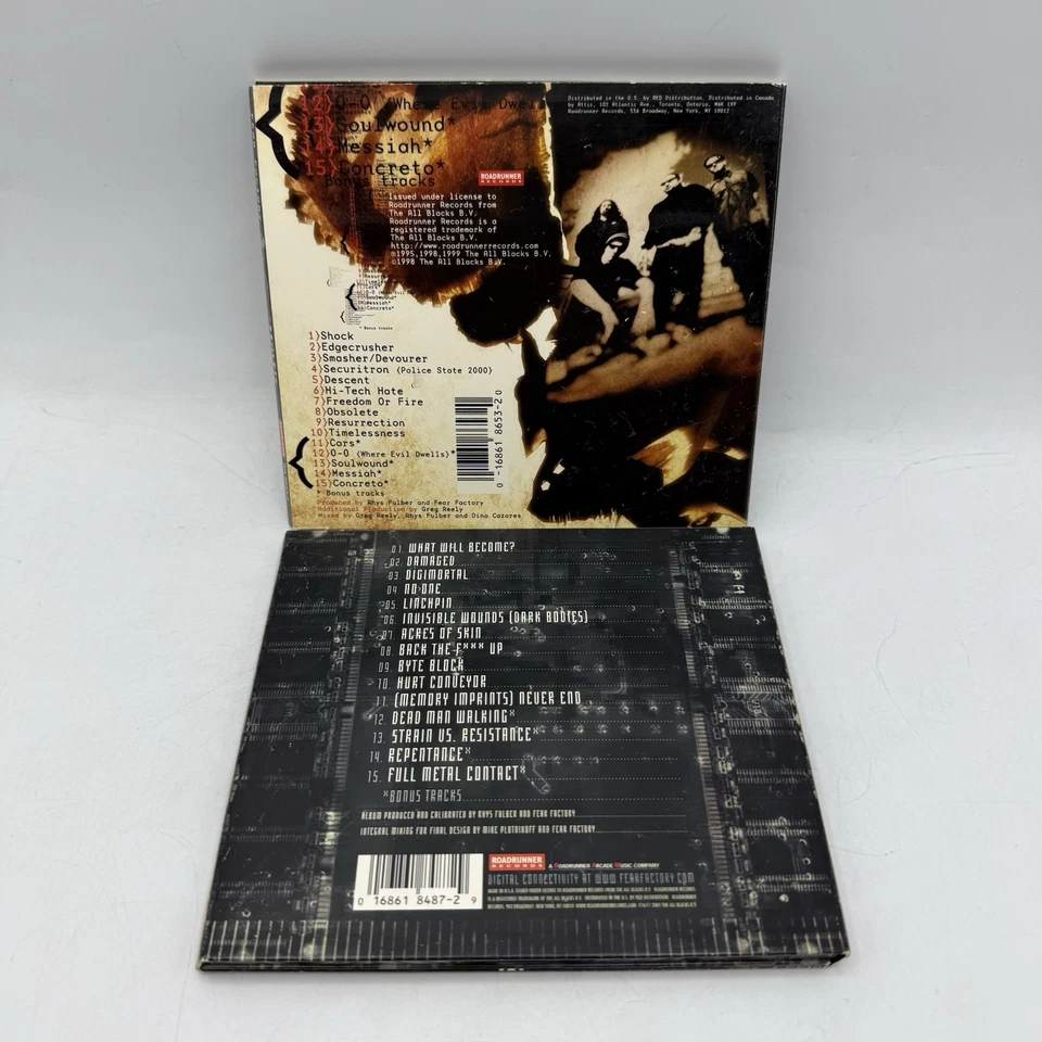 FEAR FACTORY 2 CD Lot: Digimortal (2001) & Obsolete (1999) - Image 2 of 4