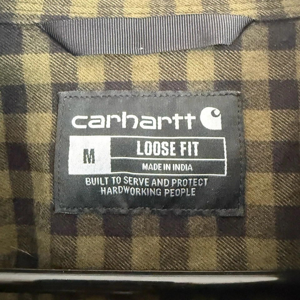 Camisa Carhartt a cuadros holgada manga larga nueva con etiquetas talla M Foto 4 de 4