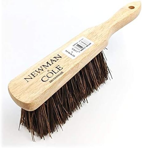 Newman and Cole Natural Wooden Hand Brushes - Choose from Hard Stiff Bristle Br