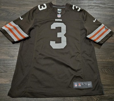 Nike Cleveland Browns Brandon Weeden #3 NFL Jersey Brown Men s L On Field
