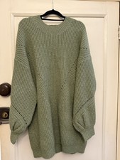 Asos sweater dress green size M