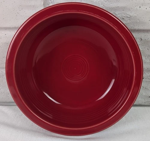 Fiesta Scarlet Red 8-3/8" Round Vegetable Bowl HLC USA Fiestaware