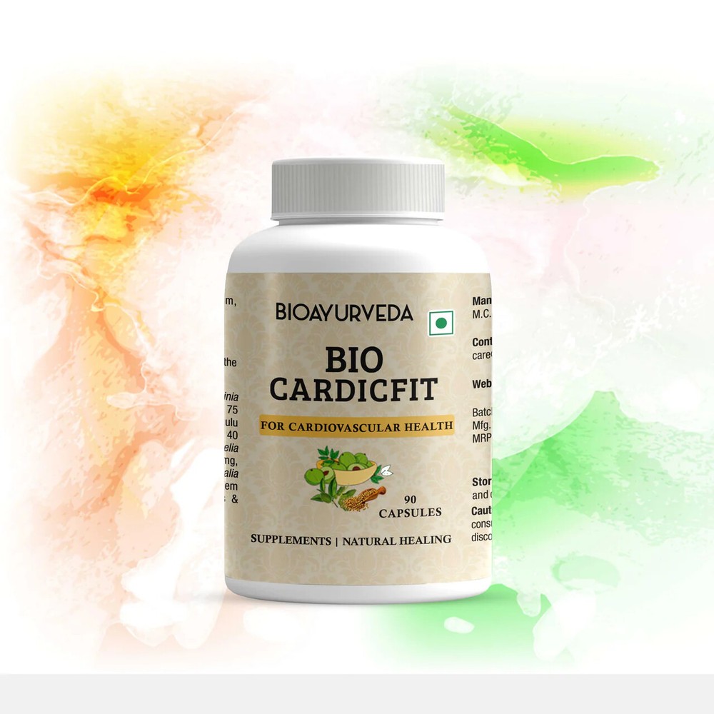 BIOAYURVEDA-BIO CARDICFIT, For Cardiovascular Health & Control Blood Sugar,Herbs