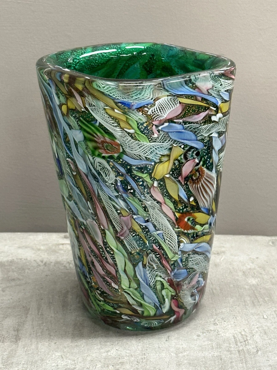 vintage Murano TUTTI FRUTTI vase by Dino Martens *large* | eBay