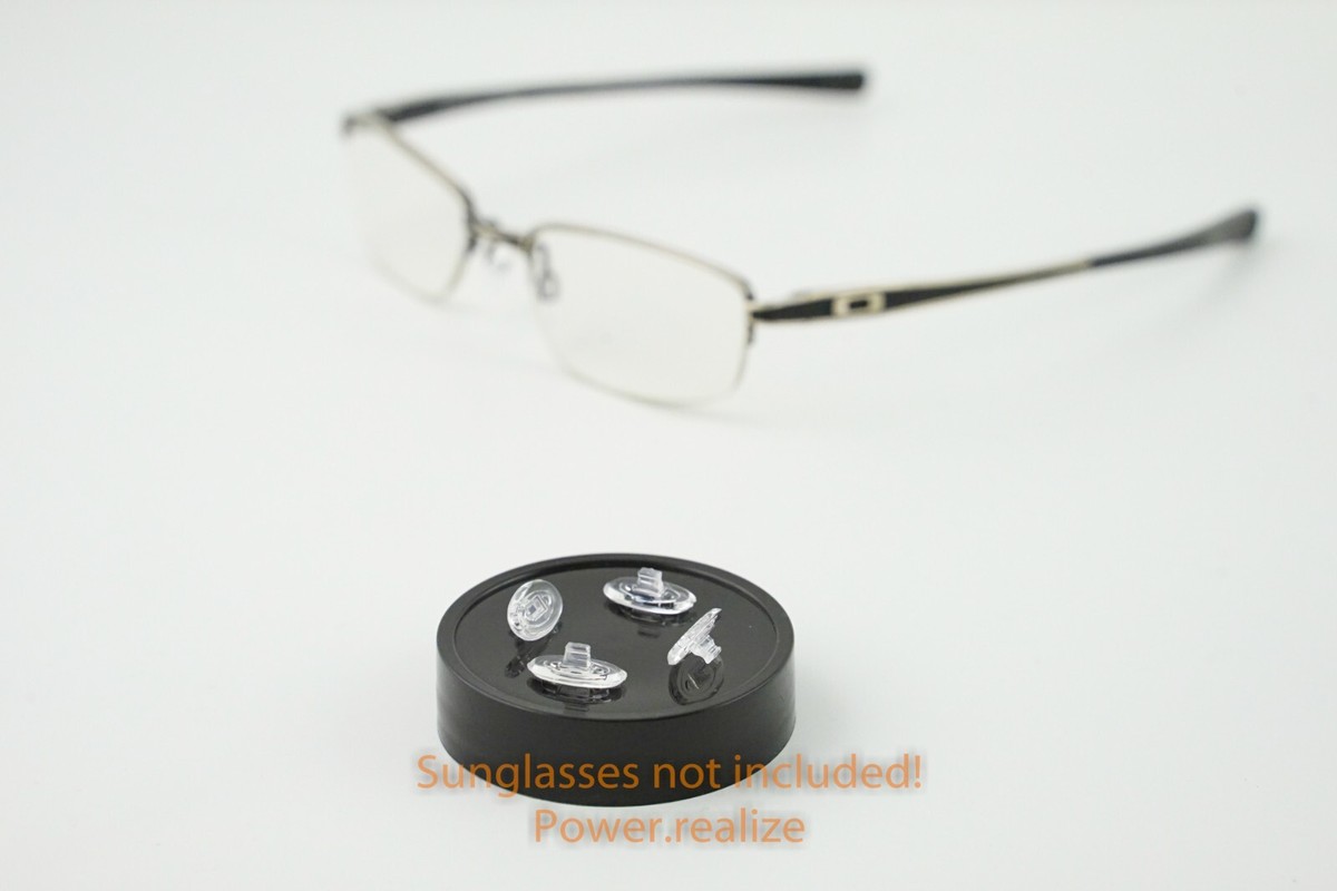 Caliper (2x Pairs) Nose Pads for Oakley Eye Glasses Clear Nosepad