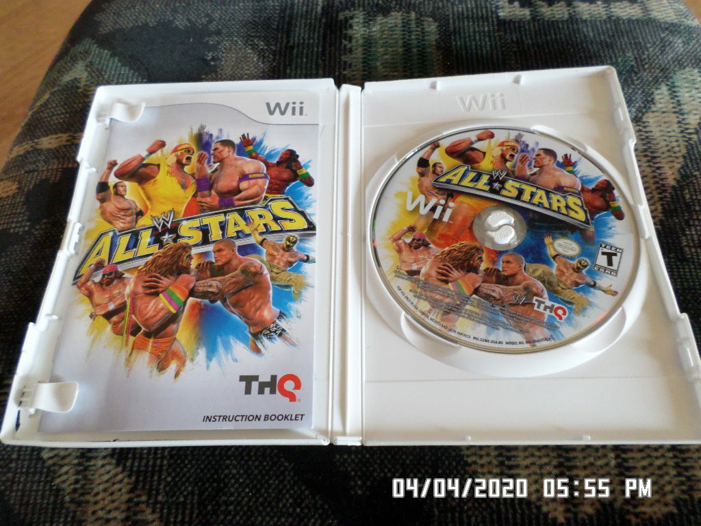 WWE Wrestling All-Stars = COMPLETE w/ Case & Instruction Manual