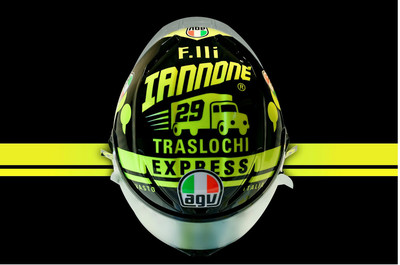 AI29 LIMITED EDITION ANDREA IANNONE AGV CORSA-R GP WINTER TEST