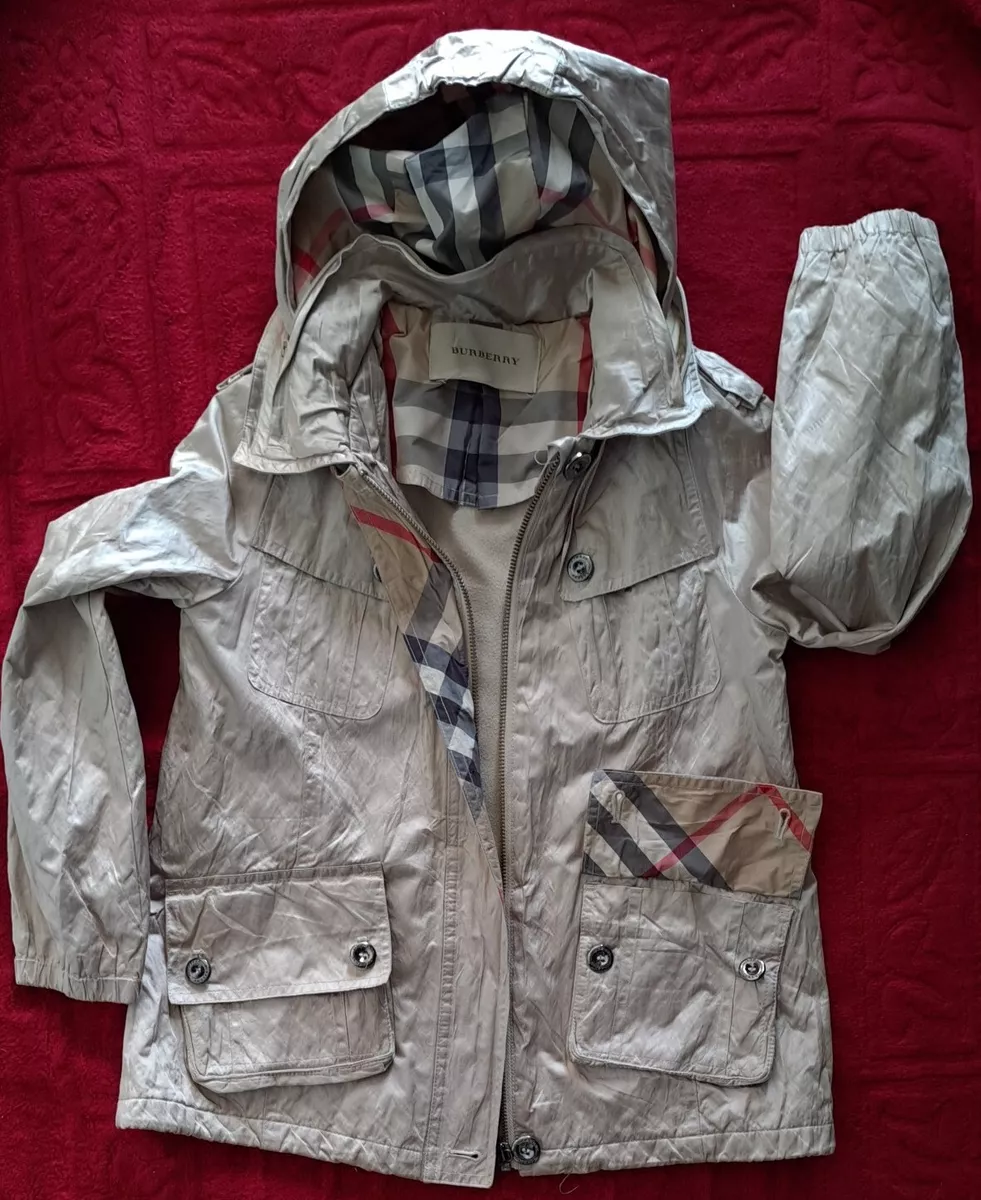 Burberry hoodie kids silver deals