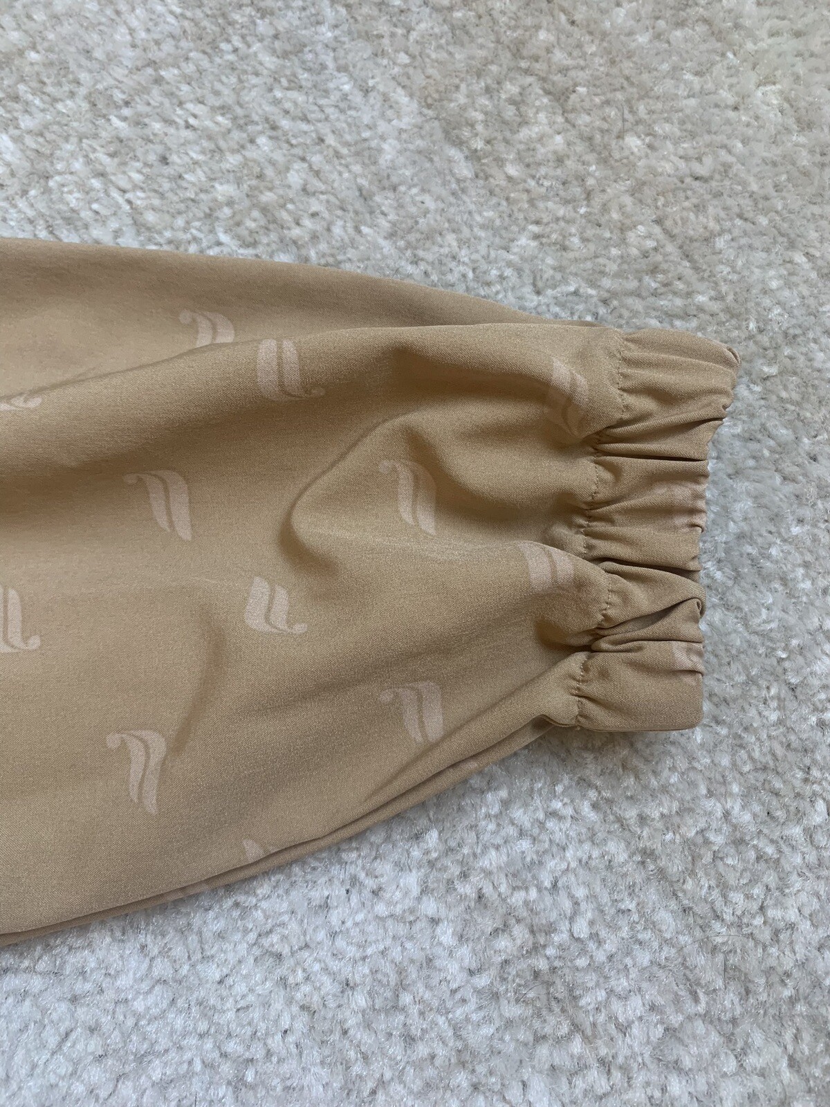 Fabletic Windbreaker Size Medium Pullover Brown L… - image 8