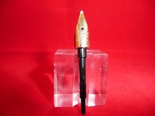 Parker 75 Vintage l8k French #78 gold nib--medium oblique italic left hand