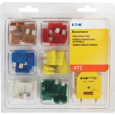 Fuse Assortment 42 Fuses (5/10/15/20/25/30) w/ Puller/Tester ATC (STD) BUSSMAN