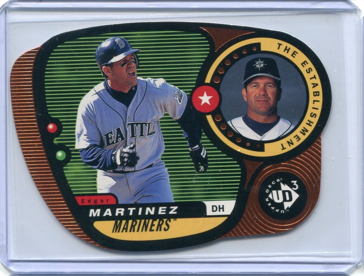 Edgar Martinez HOF 1998 Upper Deck UD3 Bronze Die-Cut #63 /1000 Seattle Mariners