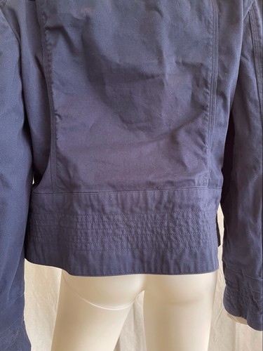 Apt. 9 Women's Jacket Coat Purple Stretch Slim Fit Long Sleeve Button Up Size L - Picture 8 of 11