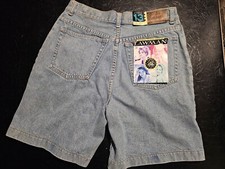 Vintage 90s Lawman World Class Denim Premium Shorts size 13 NWT New
