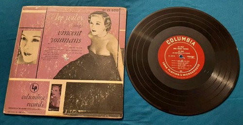 Lee Wiley - Sings Vincent Youmans 10" lp Columbia - CL 6215 Mono DG