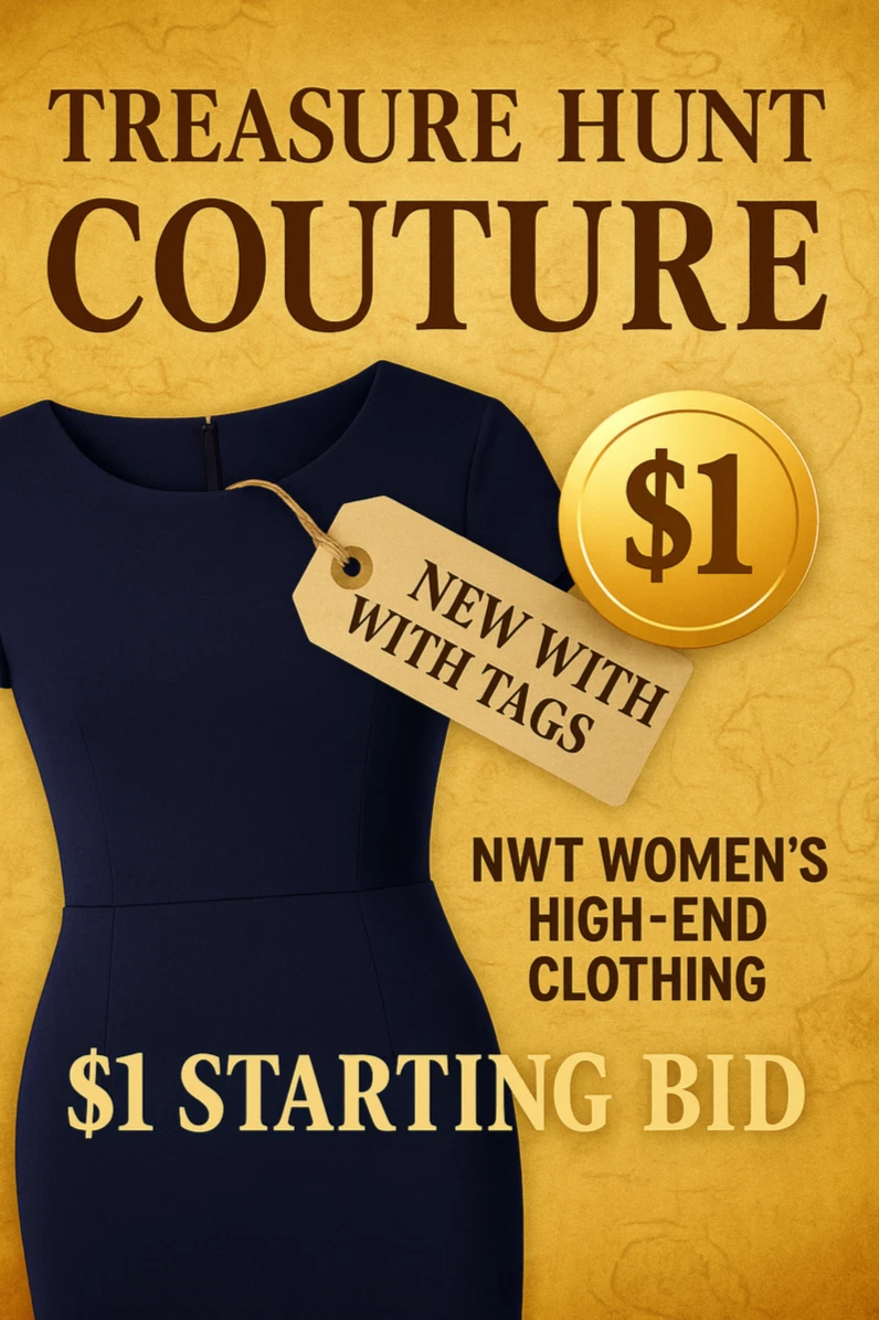 Treasure Hunt Couture – $1 NWT Deals on High-End Women’s Fashion!