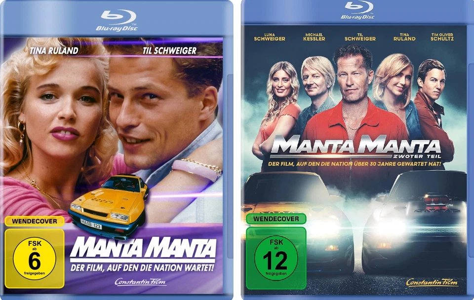 2 Blu-rays * MANTA MANTA 1 + 2 (ZWOTER TEIL) IM SET - Til Schweiger # NEU OVP +