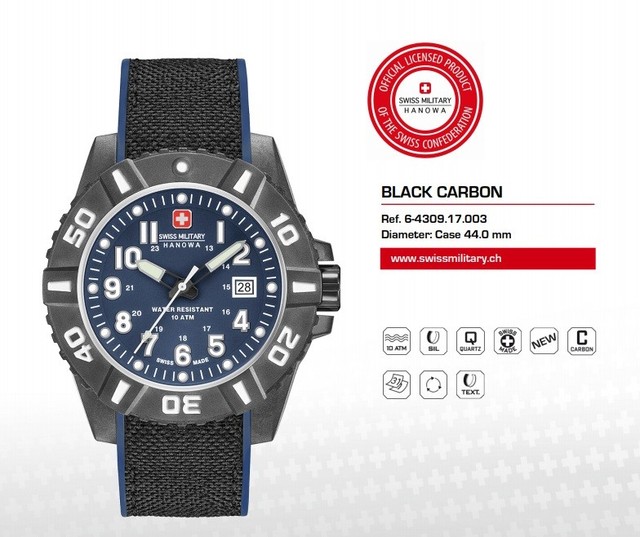 Swiss Military Hanowa Mens Analog Classic Quartz Watch 06-4309.17.003sm  Navy for sale online | eBay
