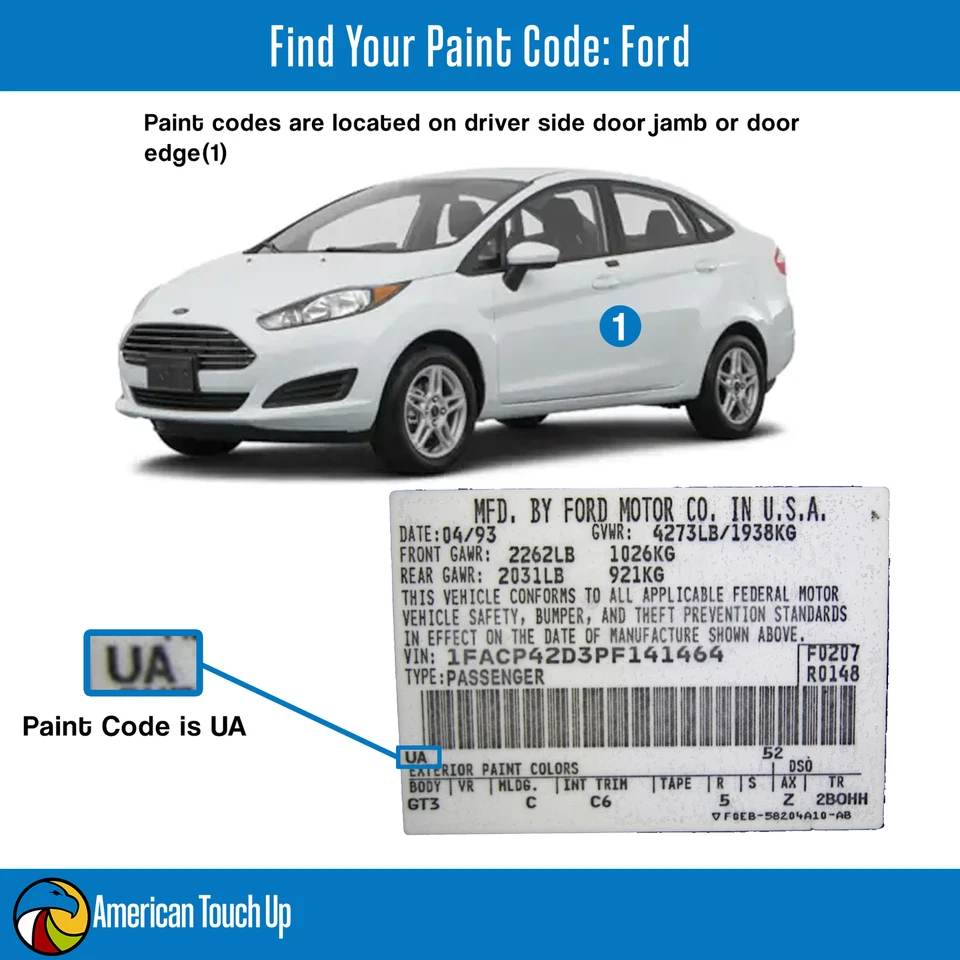 FORD Genuine OEM Automotive Touch Up Paint Spray/Jars *SELECT YOUR COLOR CODE* Foto 2 de 4