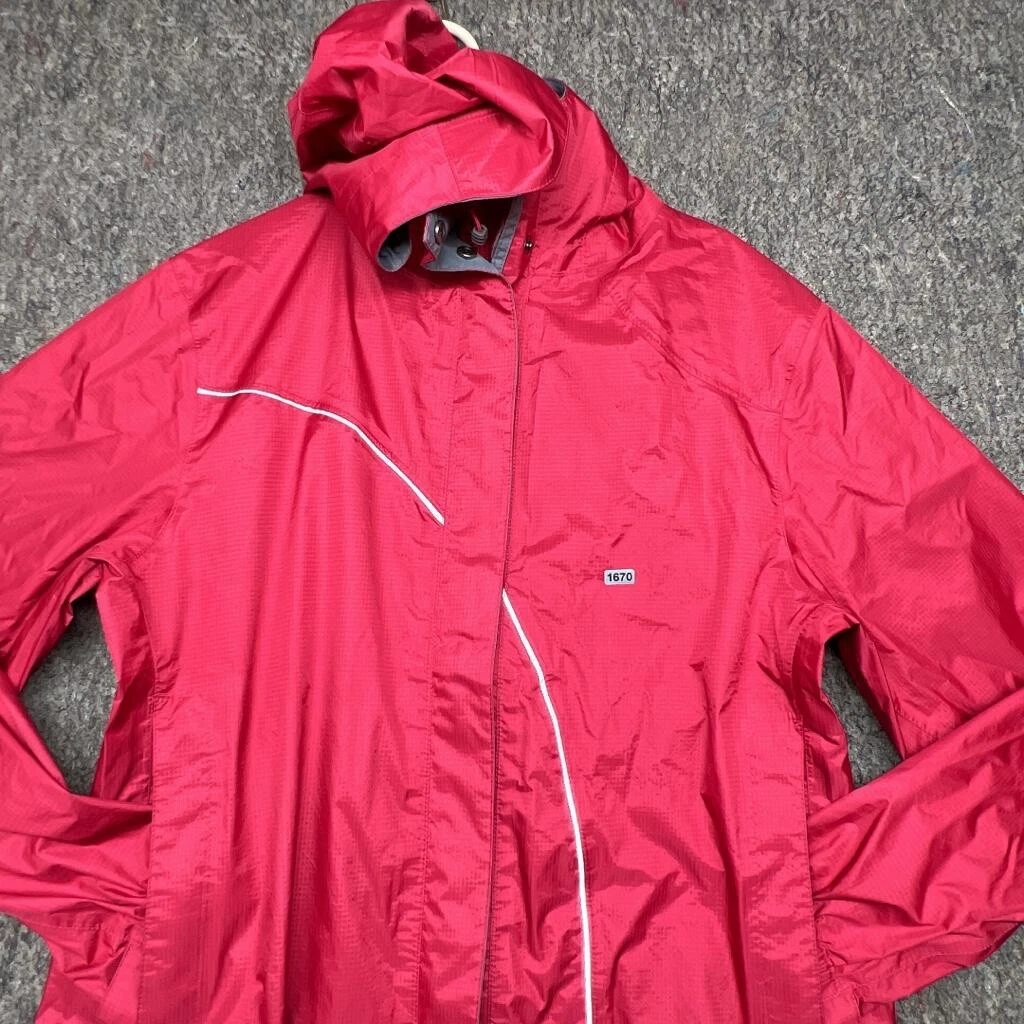 Isis Womens Jacket windbreaker Hooded Pink M