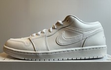 Nike Air Jordan 1 Low Triple White 2022 DV0990-111 Women's 11.5 / Men's 10