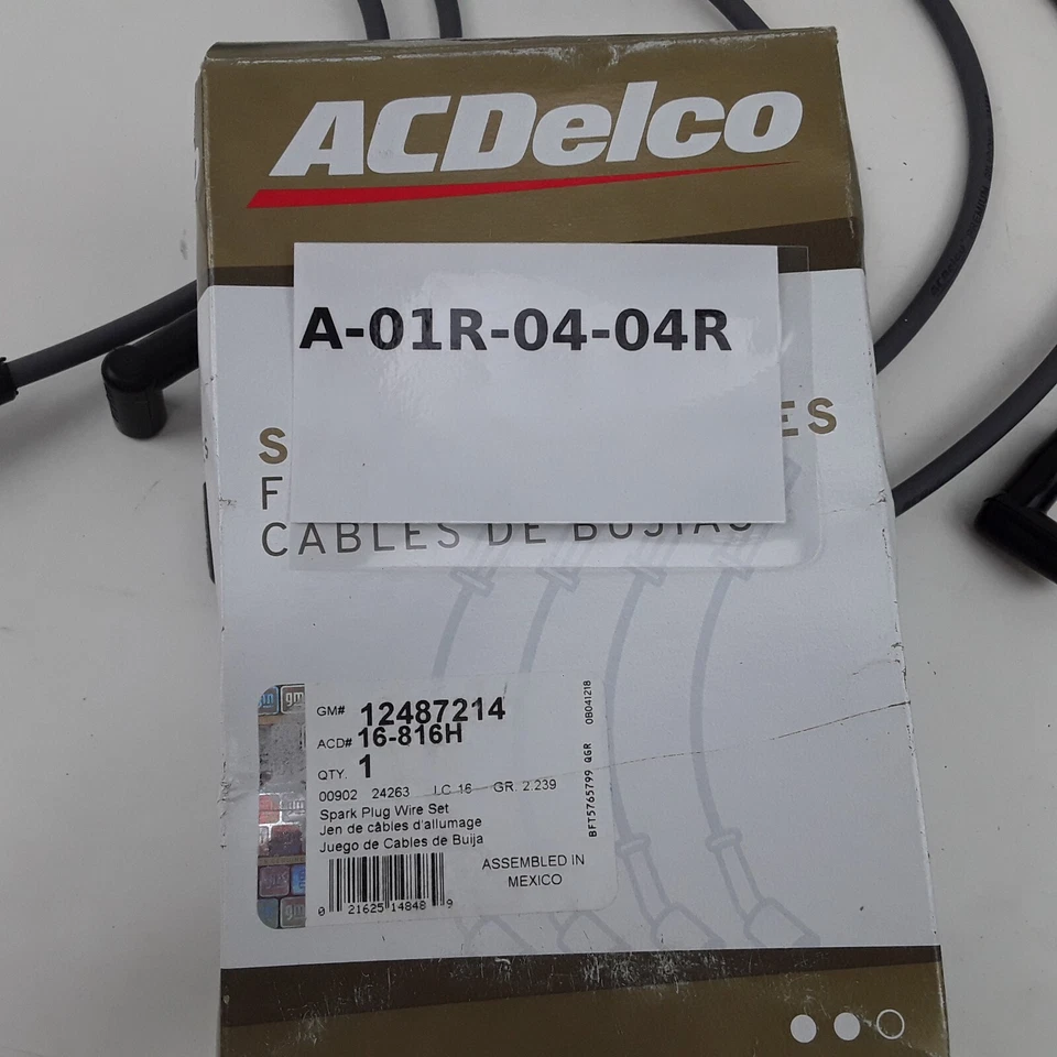 Комплект проводов свечей зажигания подходит для Ford E-100 Econoline 1978-1979 Ford Bronco 1992 - Изображение 4 из 4