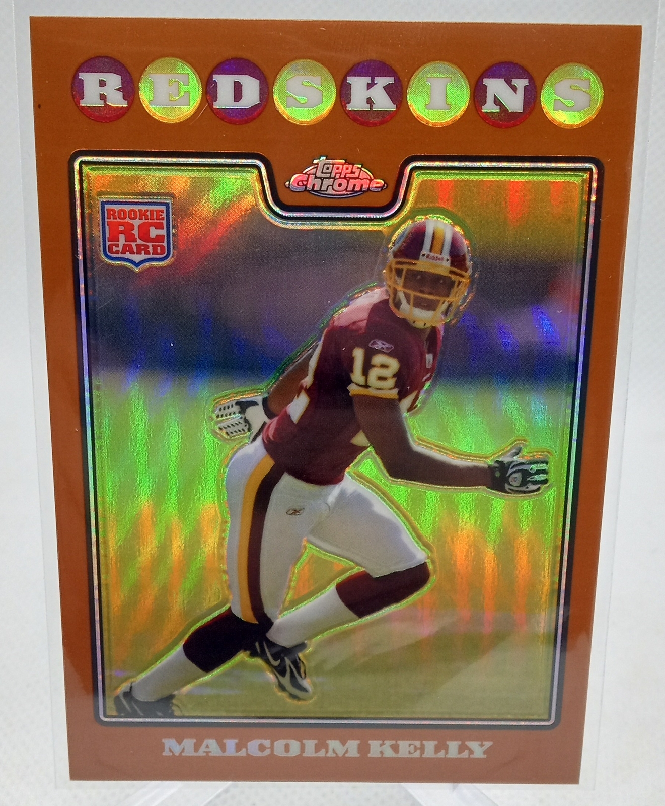 Malcolm Kelly Topps Chrome #TC199 Copper Refractor