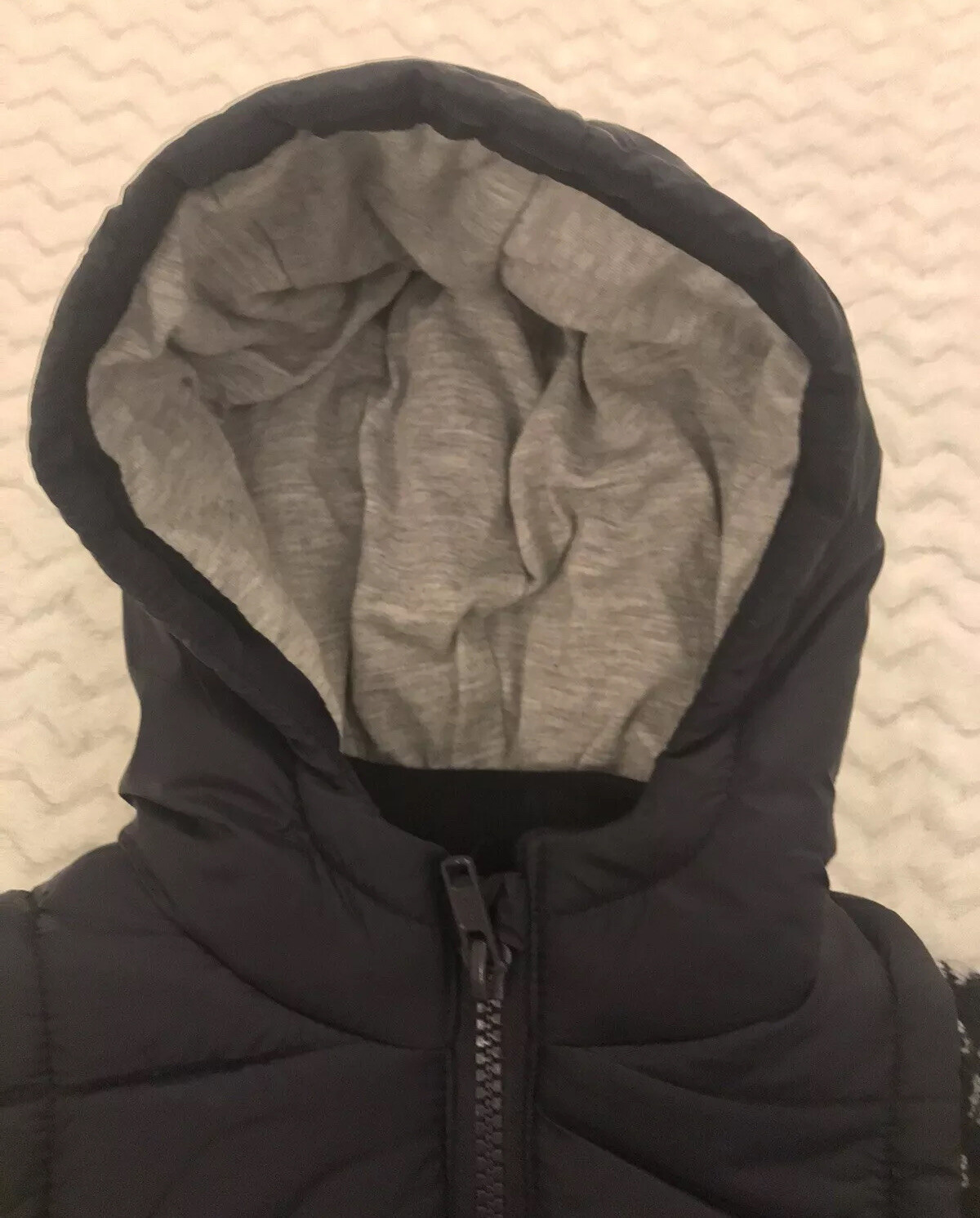 Zip Up Top Jacket Boys 3-6 Months Old Used Blue Navy RRP£32 image 6