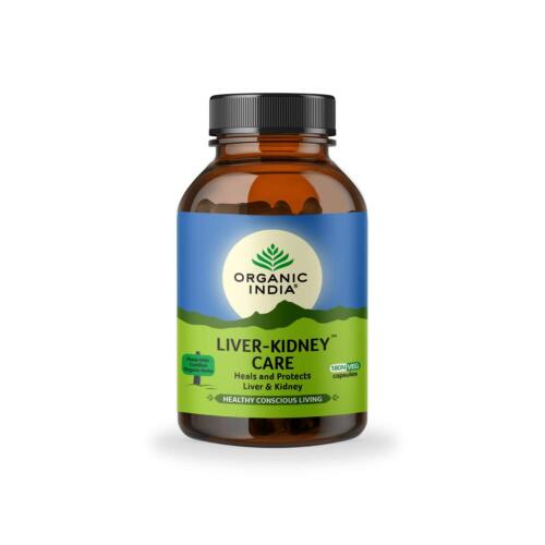 ORGANIC INDIA Liver Kidney Care 180 Veg Capsules Pack Of 1/2/4/6 Free shipping - Picture 1 of 4