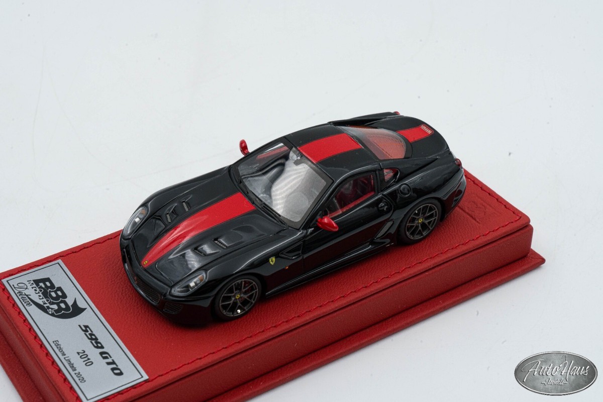 1/43 BBR 2010 Ferrari 599 GTO Black Deluxe 🤝ALSO OPEN FOR