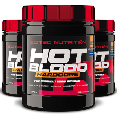 HOT BLOOD 375g - Hardcore Pre-workout, Increase in energy, concentration, energy