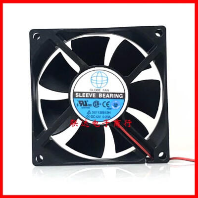 1 Pc. S01138812H DC12V 0.23A 8CM 8025 2-wire Chassis Cooling Fan