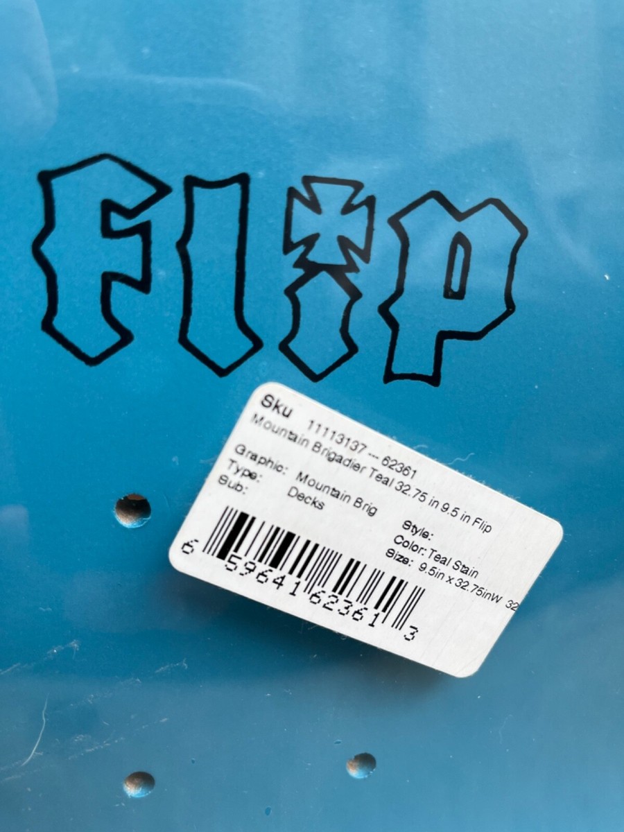 NEW! FLIP LANCE MOUNTAIN BRIGADIER SKATEBOARD DECK TEAL Blue