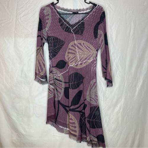 Komarov crinkle asymmetrical dress eBay