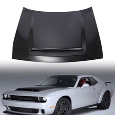 Front Bumper Hood Primed Fits 2008-2023 Dodge Challenger Demon Style