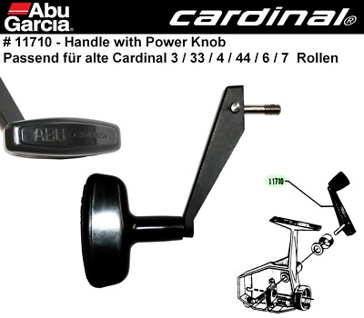 Abu Garcia - Ersatzteil 11710 - alte Kurbel - Cardinal 3 / 33 / 4 / 44 / 6 / 7