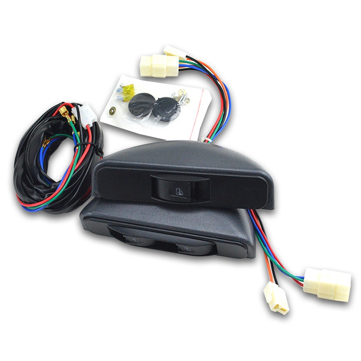 Rocker Switch Kit Universal 4- - 5-Wire, 12V, For Power Windows & Door ...