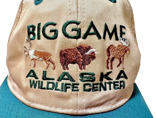 Sombrero de algodón bordado Arctic Circle Enterprises Big Game Alaska Wildlife Center - Imagen 7 de 15