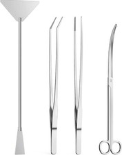 3 or 4 Pcs Aquascaping Tools, Aquascape Kit, Long and Strong Aquarium Tweezers