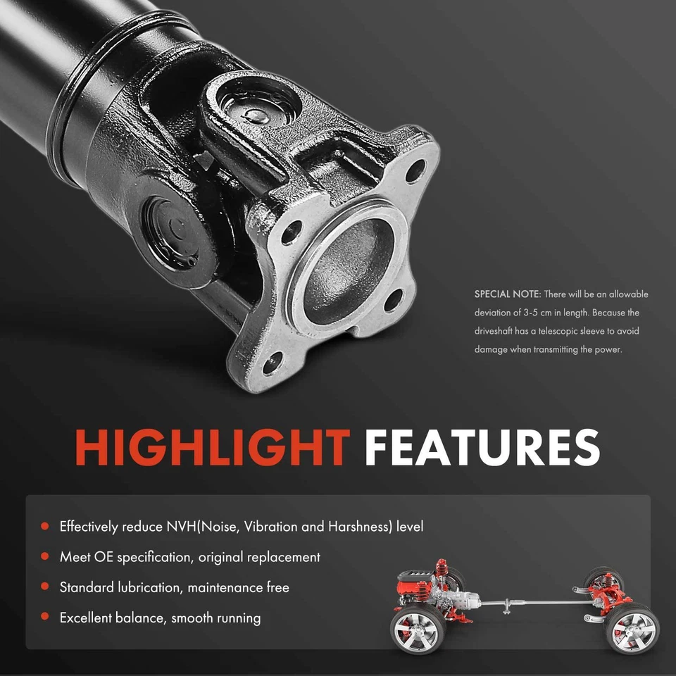 Conjunto de eje de transmisión trasero para Subaru Impreza 2002-2005 transmisión automática Foto 4 de 4