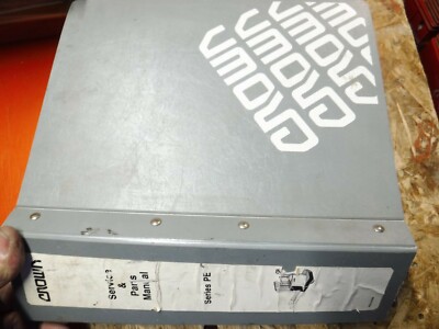UP TO 1995 CROWN SERIES PE 40 60 80 LIFT TRUCK FACTORY SERVICE & PARTS MANUAL
